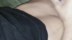 Hubby playing with himself
