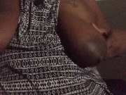 Ebony Bbw Tit tease