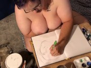 Boobs Ross — Youtuber Speed Sketch 8 — julyathon 18