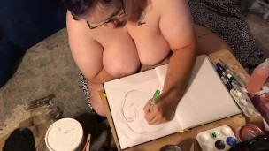 Boobs Ross — Youtuber Speed Sketch 8 — julyathon 18
