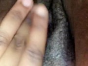 Playing with my clit