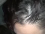 Sloppy Cock Gobbler hotwife Sunshyne sucks Texas' big dick! Dick to mouth fixation! spun BWC craving