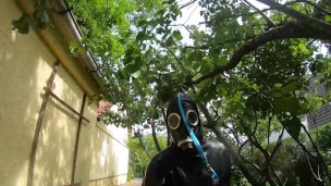running in the Hazmat suit