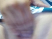 Masturbating in the fitting room