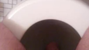 POV My Non-Op Transgal Clit Seated While Pissing