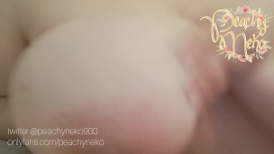 BBW Tries to Eat Her Huge Tits / Self Vore