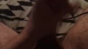 Jacking off my pent up dick