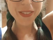 Peeing My Panties Into A Fastfood Restroom Toilet 16/16