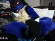 Lucario Filling up a Condom until it Leaks Everywhere