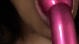Sucking on my toy, would rather be sucking dick