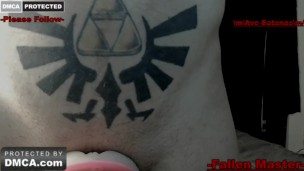 tatted fleshlight fuck cum