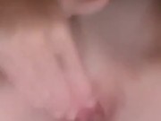 18 year old teen rubs her clit because she cant get dick