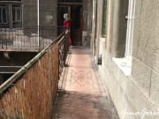 Naughty walking for Theo 2/16