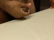 Guy Jacking off from start to finish, Huge load!