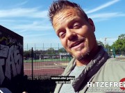 HITZEFREI.dating Blonde German MILF (47) hooked up on street (SOPHIE LOGAN) 1/16