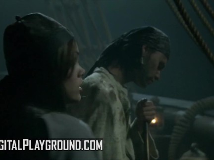 Digitalplayground - Worlds best porn parody Pirates, Hot blonde threesome