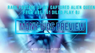 Rare Footage Of Captured Alien Queen From Area 51 Dildo Play + MV Preview