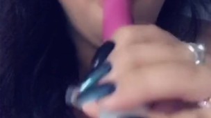 Vibrator Sucking Tease
