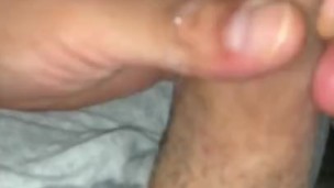 Slow motion squirting cumshot