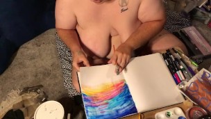 Boobs Ross — Sunset Speedpaint — Julyathon 19