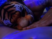 Notre Dépucelage Vidéo ! Couple Amateur : BatBitch mangée jusqu'a l'orgasme 9/16