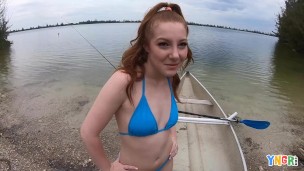 YNGR - Fishing And Fucking With Redhead Teen