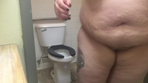 shhhh playing at the laundromat in the bathroom