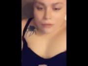 Daddy catches teen masturbating