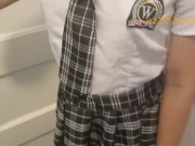 No Undies 18 yo HS student is so horny she asks to come over and just fuck