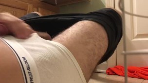 Teen Masturbation with Tighty whities