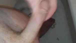 I Play With My Semi-Hard Cock