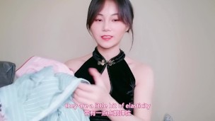 Cosplay vintage Chinese Dress QiPao 试穿改良旗袍 污老师炎炎