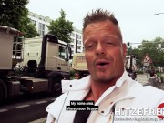 HITZEFREI.dating STREET-FUCK with GERMAN Brunette LULLU GUN 1/16