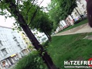 HITZEFREI.dating STREET-FUCK with GERMAN Brunette LULLU GUN 6/16