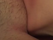 Sexy stud eats phat pussy