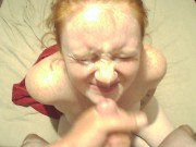 PREGNANT RED HEAD FACIAL