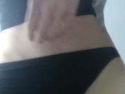 Magretta Dering public masturbation and pissing in train toilet