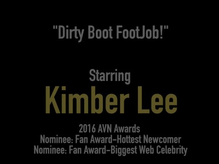 Boot Babe Kimber Lee Uses Her Uggs To Stroke A Lucky Cock!