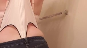 Playing With White Panties