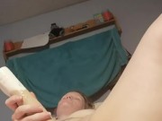Lonely MILF showing herself love
