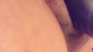 Playing with my pussy before bed
