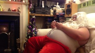 santa pipe time clip