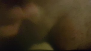 Moaning guy cuming hard on a First Person Point of View