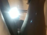Masturbating wet and fresh out the shower