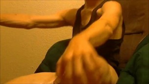 Transgirl Cramming Up To Three Fingers in Asshole (No Audio)