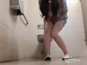 Desperate Piss In City Park Restroom 3/16