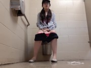 Desperate Piss In City Park Restroom 7/16