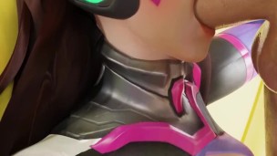 Dva Overwatch Deepthroath Blowjob Porn