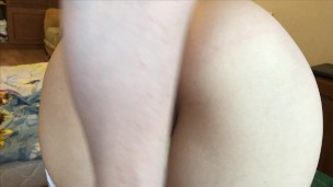 Closeup fuck tight pussy with anal plug