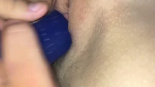 GIRL WITH TIGHT PUSSY GETS FUCKED BY 7INCH DILDO